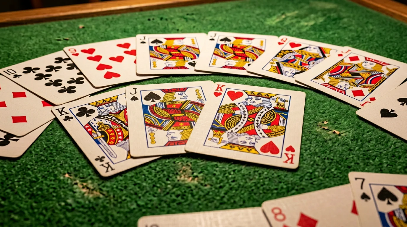 Waddingtons Number 1 playing cards with classic red and blue tuck boxes