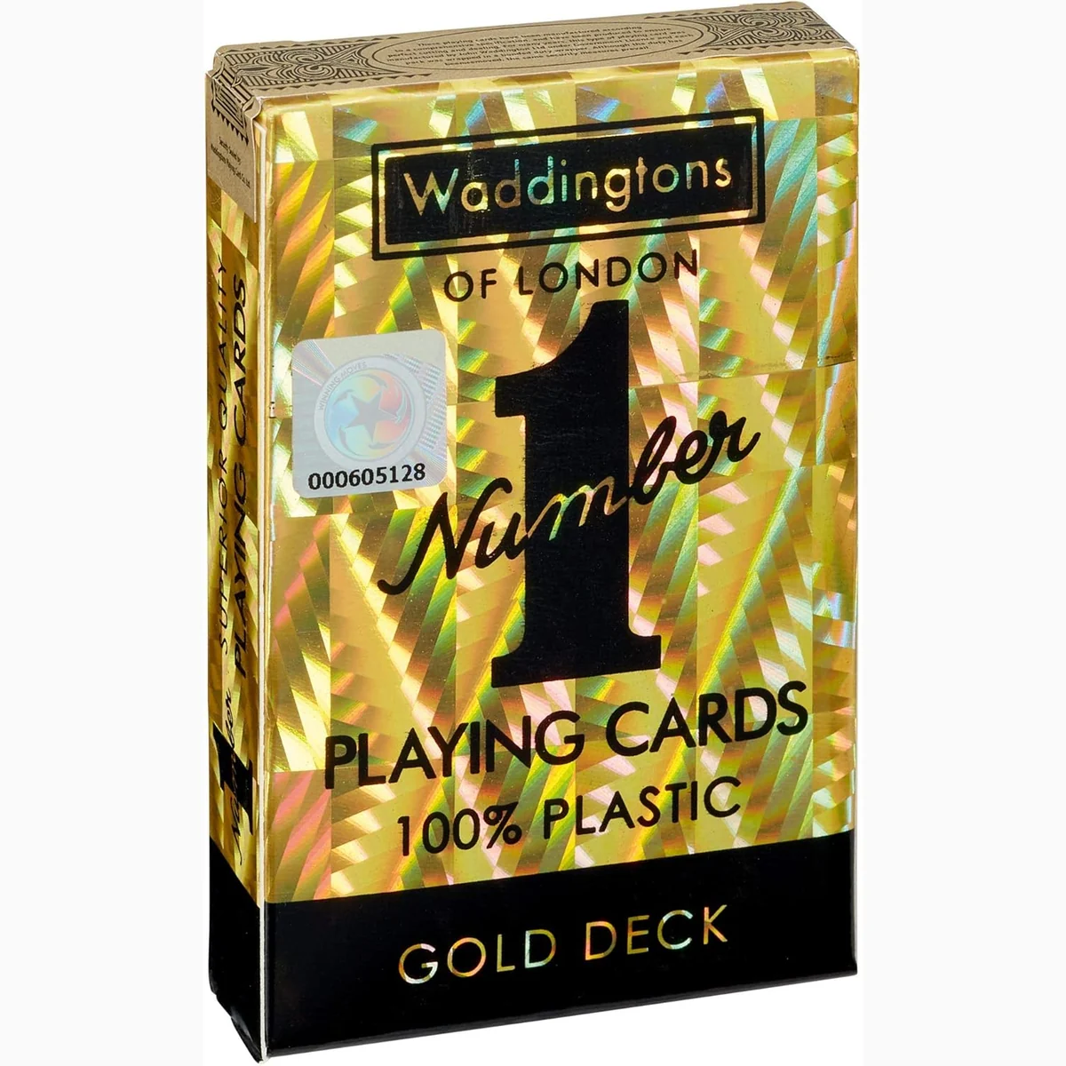 Waddingtons Number 1 gold edition playing cards with gold foil tuck